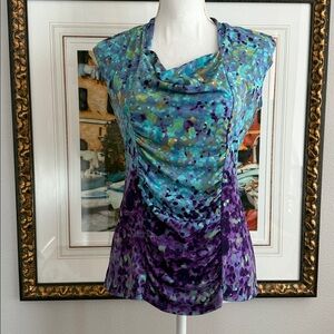 Multicolor Sleeveless Blouse